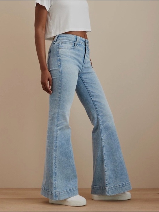 American Eagle Outfitters Denim - American Eagle Outfitters Light Blue Festival Flare Jeans